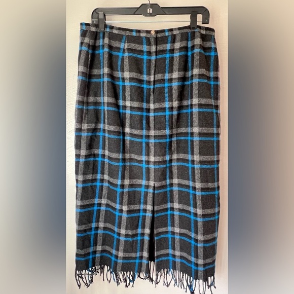 Vintage Sag Harbor Women’s Size 16 Wool blend tassle fully lined - Picture 2 of 4